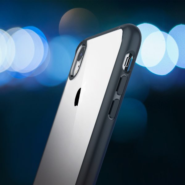 iPhone XR Ultra Hybrid Case Spigen Matte Black - Image 10