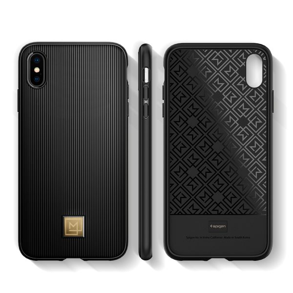Spigen iPhone X - iPhone XS Case La Manon Classy Black 063CS24962 - Image 3
