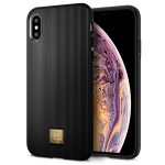 Spigen iPhone X - iPhone XS Case La Manon Classy Black 063CS24962