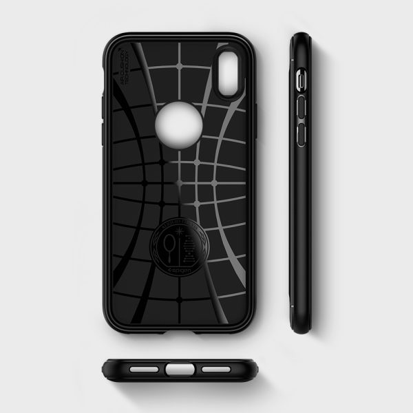 id_iphone_5.8_ra_04 iPhone XS Rugged Armor Spigen Case Black 063CS25113 - Image 8