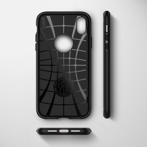 iPhone XR Rugged Armor Case Spigen Matte Black 064CS24871 - Image 10