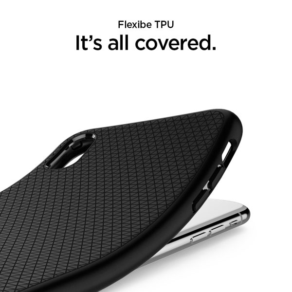 Spigen iPhone XS Max Case Liquid Air Matte Black 065CS25126 - Image 5