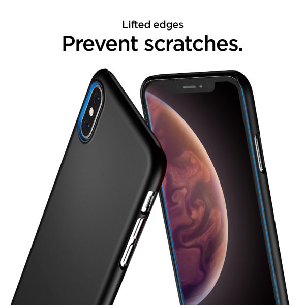 id_ipxs_thin_fit_black_03 iPhone XS - iPhone X Thin Fit Spigen Case Black 063CS24904 - Image 8