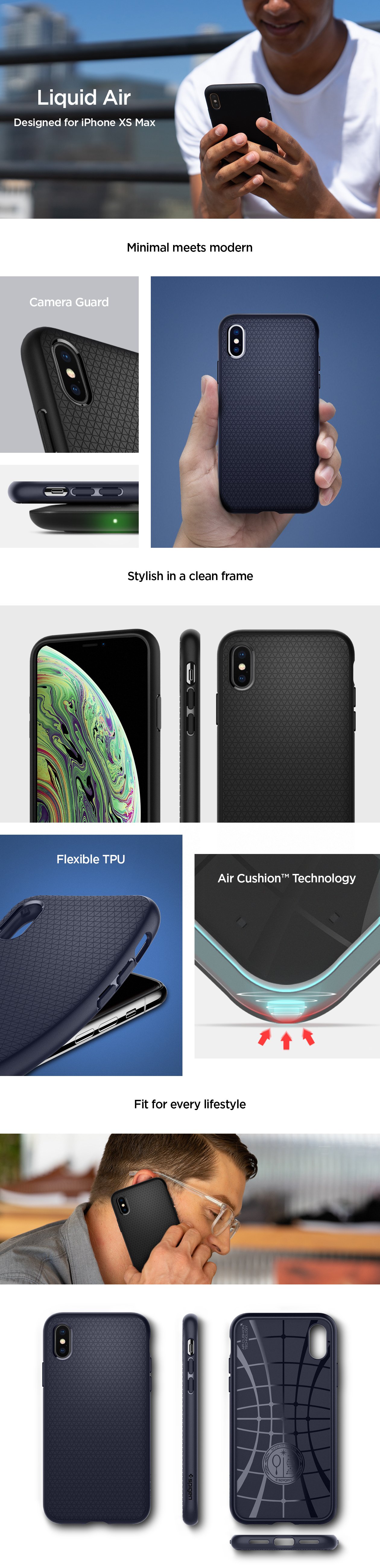 liquid air iphone xs max spigen