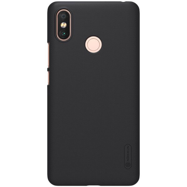 Mi Max 3 Nillkin Super Frosted Shield Matte cover case - Black - Image 1