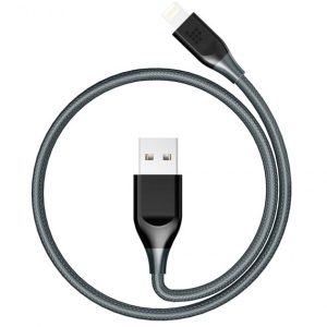 Tronsmart Double Braided Lightning Cable MFi Certified 1.2 M / 4 Feet Length - Black