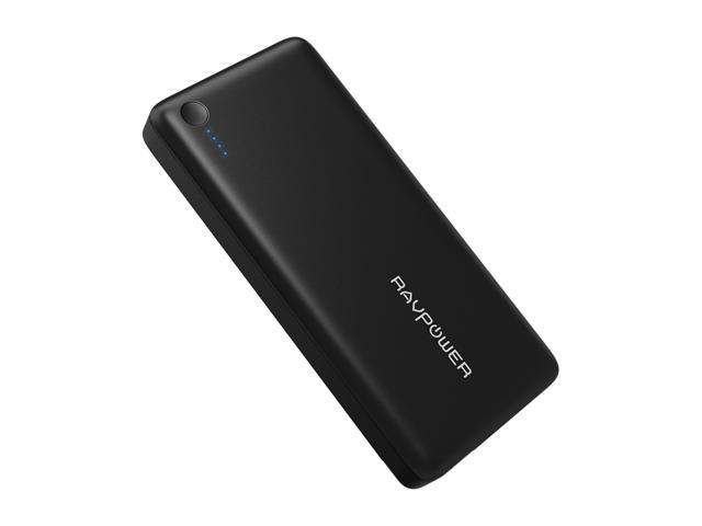RAVPower 20100 mAh QC 3.0 Power Bank External Battery Pack Portable Charger with Qualcomm Certified Quick Charge 3.0 - Black - RP-PB043