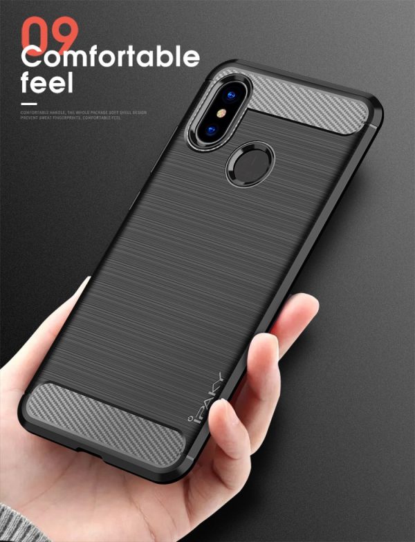 Mi A2 / Mi 6X  Concise Series / Slim Anti-fingerprint TPU Case by iPaky - Blue