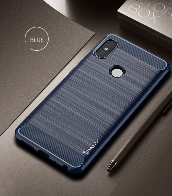 Redmi Note 5 / Redmi Note 5 Pro / Redmi Note 5 Ai  Concise Series / Slim Anti-fingerprint TPU Case by iPaky - Black.