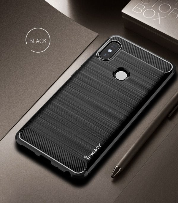 Redmi Note 5 / Redmi Note 5 Pro / Redmi Note 5 Ai  Concise Series / Slim Anti-fingerprint TPU Case by iPaky - Black.