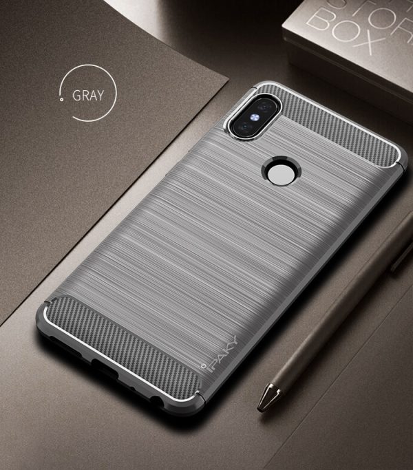Redmi Note 5 / Redmi Note 5 Pro / Redmi Note 5 Ai  Concise Series / Slim Anti-fingerprint TPU Case by iPaky - Black.