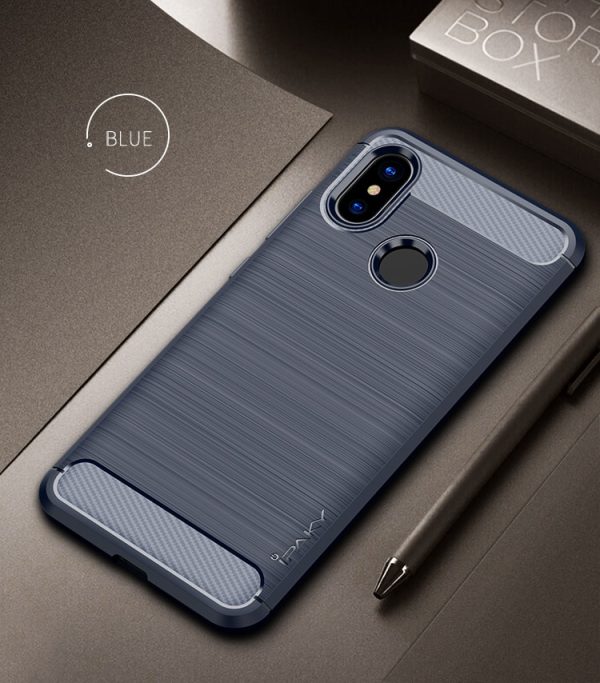 Mi 8 Concise Series / Slim Anti-fingerprint TPU Case by iPaky - Blue