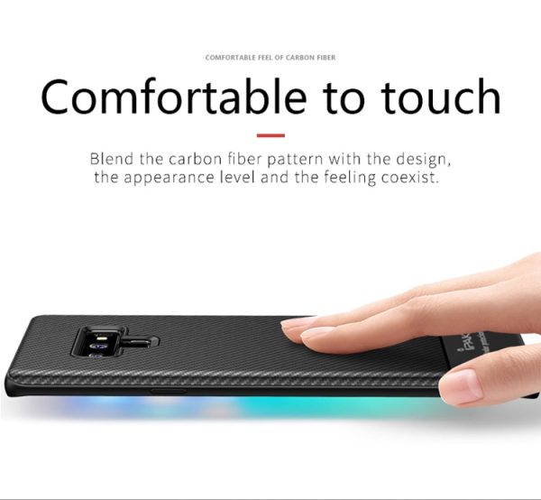 Samsung Galaxy Note 9 Carbon Fiber Series / TPU Case with Carbon Fiber Pattern by iPaky - Black Samsung Galaxy Note 9 Carbon Fiber Series / TPU Case with Carbon Fiber Pattern by iPaky - Black