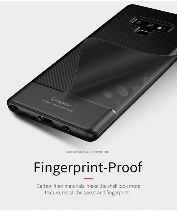 Samsung Galaxy Note 9 Carbon Fiber Series / TPU Case with Carbon Fiber Pattern by iPaky - Black Samsung Galaxy Note 9 Carbon Fiber Series / TPU Case with Carbon Fiber Pattern by iPaky - Black