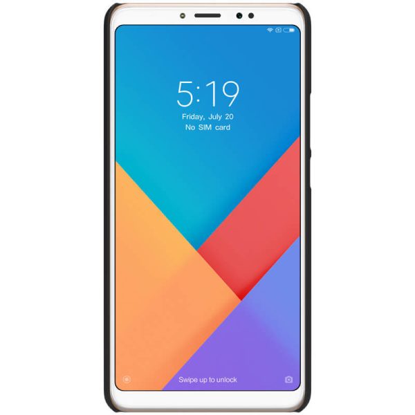 Mi Max 3 Nillkin Super Frosted Shield Matte cover case - Black