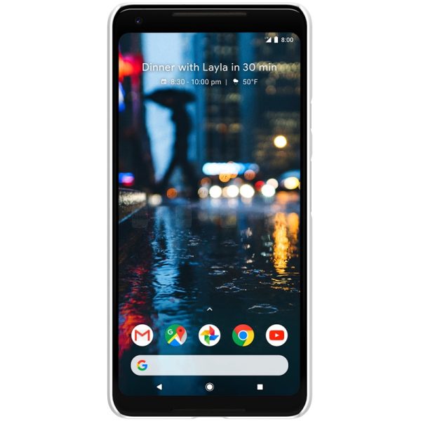 Google Pixel 2 XL Frosted Shield Hard Back by Nillkin - White
