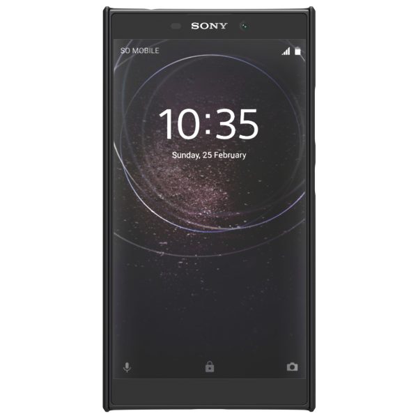 Sony Xperia L2 Frosted Shield Hard Back Cover by Nillkin - Black
