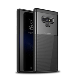 Samsung Galaxy Note 9 Shield Series/ Elegant Grid Design TPU Hybrid Case by iPaky - Black