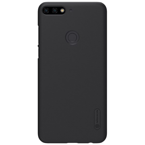 Huawei Y7 Prime 2018 Frosted Shield Hard Back Cover by Nillkin - Black