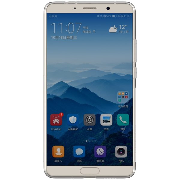 Huawei Mate 10 Premium Silicon Cover - Transparent