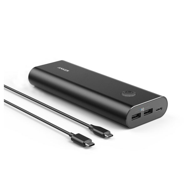 Anker Powercore + 20100 Usb-C PowerBank Black - A1371H11 Anker Powercore + 20100 Usb-C PowerBank Black - A1371H11