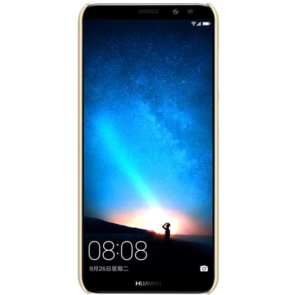 Huawei Mate 10 Lite Frosted Shield Hard Back Cover by Nillkin - Gold