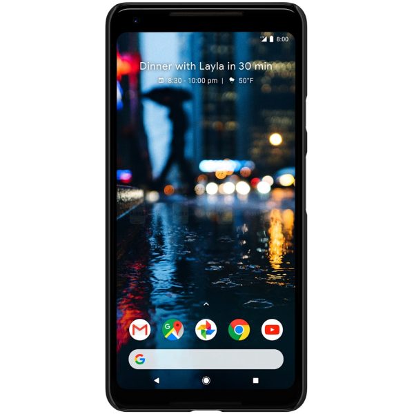 Google Pixel 2 XL Frosted Shield Hard Back by Nillkin - Black