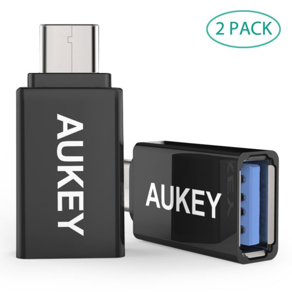 AUKEY USB Type C OTG Adapter Type-C to USB 3.0 Adapter 2 Pack - CB-A1 AUKEY USB Type C OTG Adapter Type-C to USB 3.0 Adapter 2 Pack - CB-A1