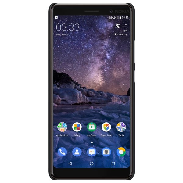 Nokia 7 Plus Frosted Shield Back Cover by Nillkin - Black