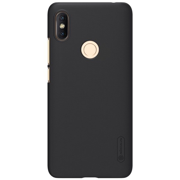 Redmi S2 Frosted Shield Hard Back Cover by Nillkin - Black