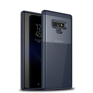 Samsung Galaxy Note 9 Shield Series/ Elegant Grid Design TPU Hybrid Case by iPaky - Blue