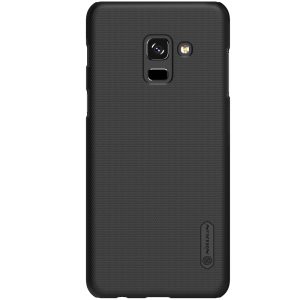 Samsung Galaxy A8 Plus 2018  Frosted Shield Hard Back Cover by Nillkin - Black