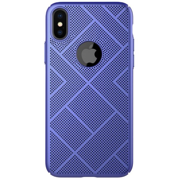 iPhone X Air Case Breathable Hard Back Cover by Nillkin - Blue
