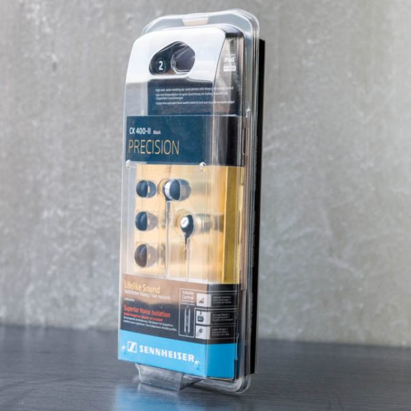 Sennheiser Noise Isolating Ear-canal Phones with Integrated Volume Control - Black  CX 400 II Precision