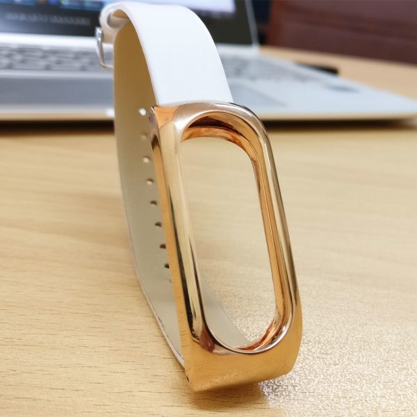 Xiaomi Mi Band 2 Metal with Leather Replacement Bracelet