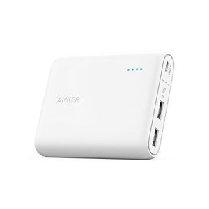 Anker PowerCore 13000, 2-Port Ultra-Portable  Power Bank - White (A1215H21) (BB)
