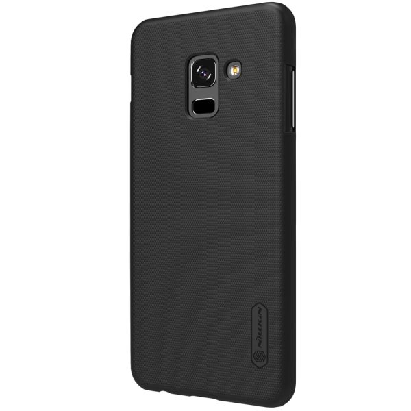 Samsung Galaxy A8 2018  Frosted Shield Hard Back Cover by Nillkin - Black Samsung Galaxy A8 2018  Frosted Shield Hard Back Cover by Nillkin - Black