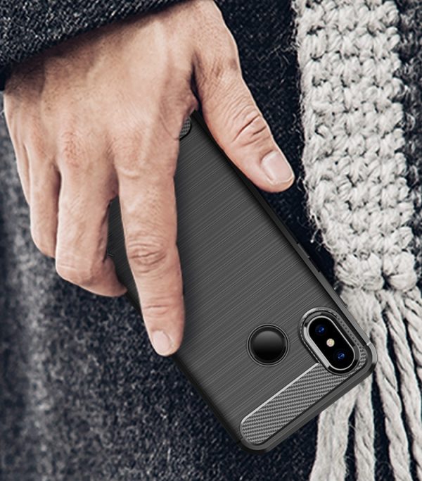 Mi 8 Concise Series / Slim Anti-fingerprint TPU Case by iPaky - Black