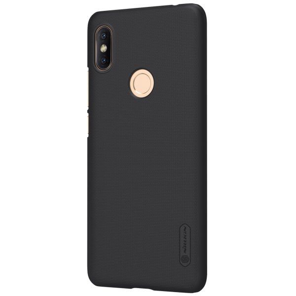 Redmi S2 Frosted Shield Hard Back Cover by Nillkin - Black