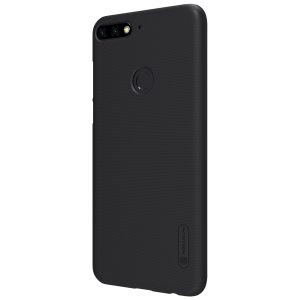 Huawei Y7 Prime 2018 Frosted Shield Hard Back Cover by Nillkin - Black