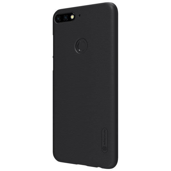 Huawei Y7 Prime 2018 Frosted Shield Hard Back Cover by Nillkin - Black