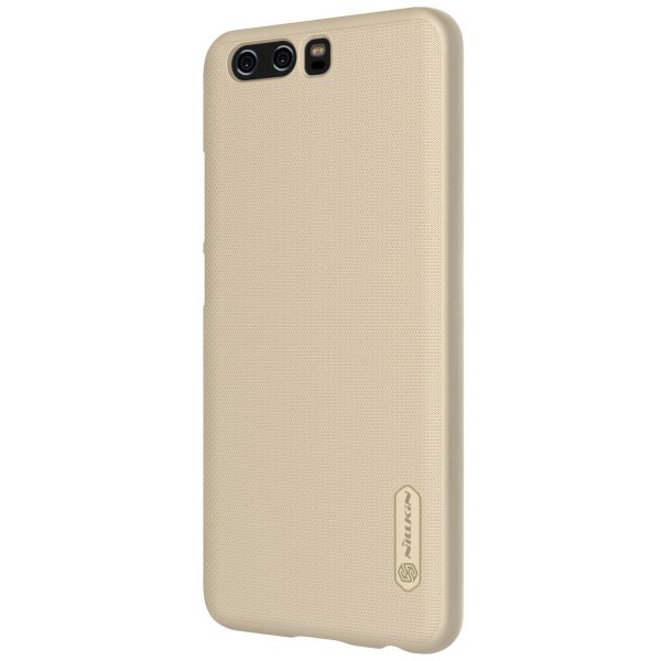 Huawei P10 Frosted Shield Hard Back Cover by Nillkin - Gold