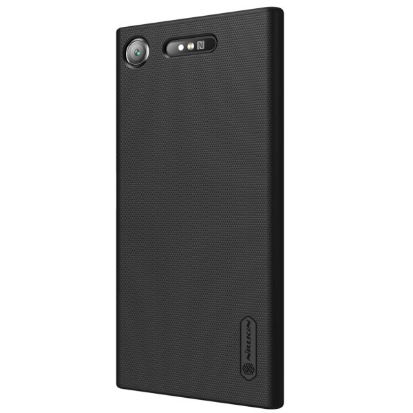 Sony Xperia XZ1 Frosted Shield Hard Back Cover by Nillkin - Black