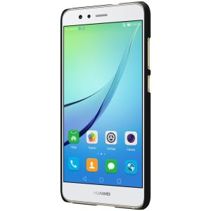Huawei P10 Lite Frosted Shield Hard Back Cover by Nillkin - Midnight Black.