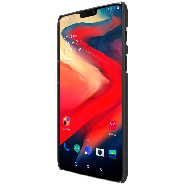 OnePlus 6 Frosted Shield Hard Back by Nillkin - Black