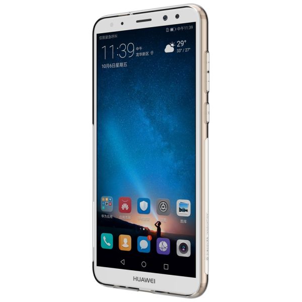 Huawei Mate 10 Lite Premium Silicon Cover - Transparent Huawei Mate 10 Lite Premium Silicon Cover - Transparent