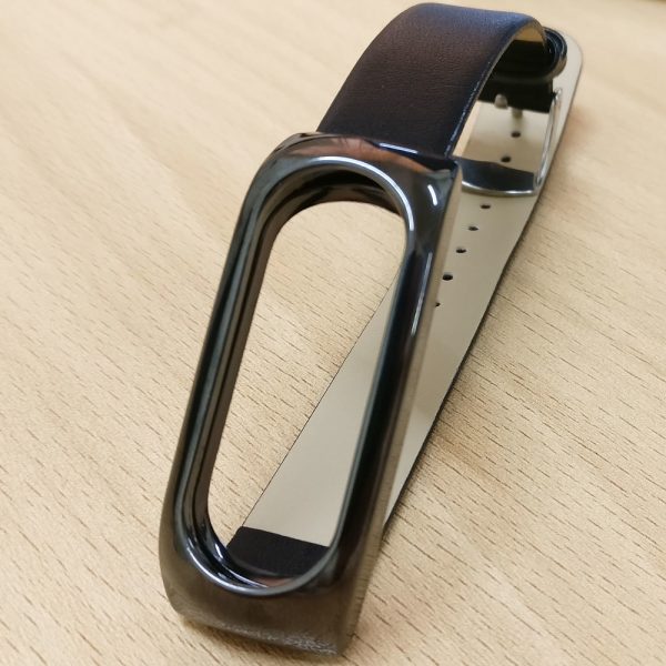 Xiaomi Mi Band 2 Metal with Leather Replacement Bracelet