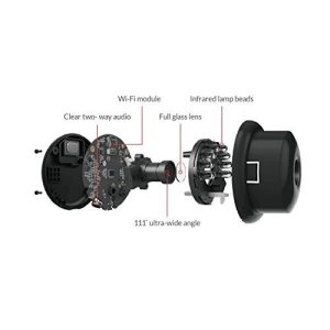 Yi Home Camera Wireless IP Security Surveillance System HDR English Version - Black
