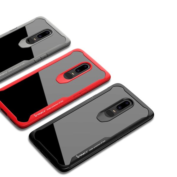 OnePlus 6 Survival Series Tough Anti Scratch Case by iPaky - Red