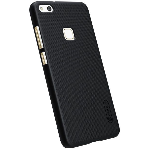 Huawei P10 Lite Frosted Shield Hard Back Cover by Nillkin - Midnight Black.